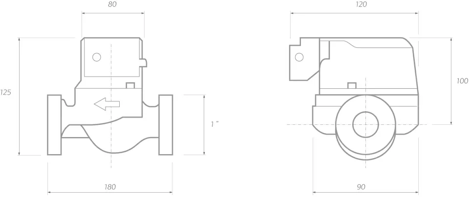 Циркуляционный насос GRS 25/6 для электрических котлов