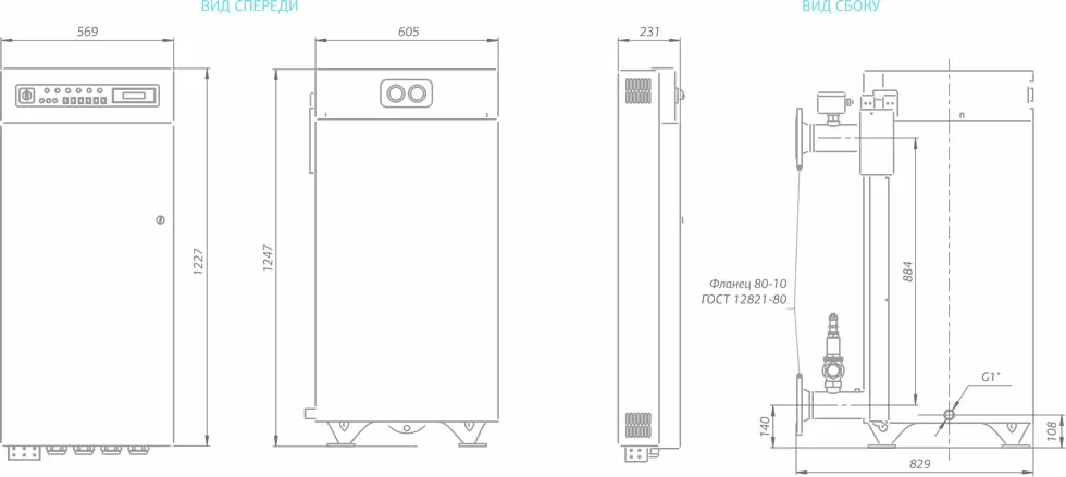 Проточный водонагреватель 425 кВт Мастер