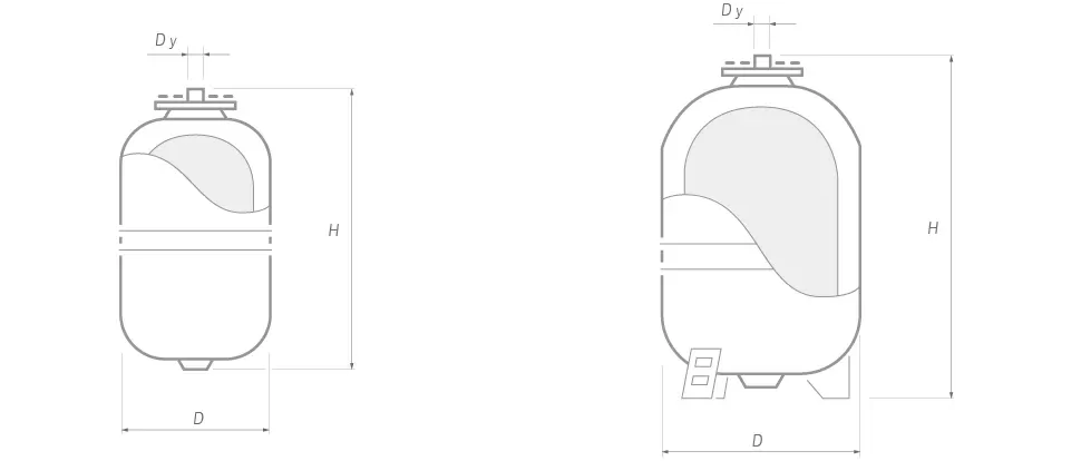 Расширительный бак на 8 литров для электрокотлов